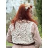 vest 33348 GERALDINE Cream cotton lace Ewa i Walla - 26