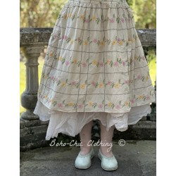 apron 77560 GUNNY Cream embroidered voile Ewa i Walla - 1