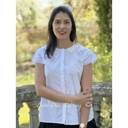 blouse 44903 LOU White cotton Ewa i Walla - 1