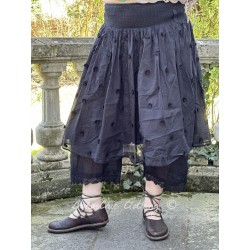 skirt 22175 BERNIC Black tassel organdie Ewa i Walla - 1