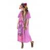 robe Peace Art Love Gandhi in Allium Magnolia Pearl - 9