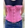 corset "overbust" C110 in pink satin Axfords - 4
