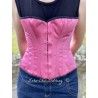 corset "overbust" C110 in pink satin Axfords - 4