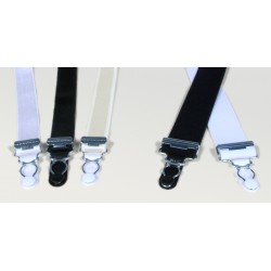 18mm wide suspenders P18 in white