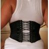 corset "underbust" C210 en satin noir et rubans noirs Axfords - 1