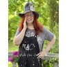 overalls Peace Painters in Midnight Magnolia Pearl - 8