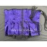 corset "overbust" C110 in purple satin Axfords - 3