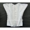 corset "overbust" C110 in white coutil Axfords - 3