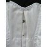 corset "overbust" C110 in white coutil Axfords - 5
