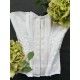 corset "overbust" C110 in white coutil Axfords - 1