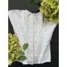 corset "overbust" C110 in white coutil Axfords - 1