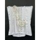 corset "overbust" C110 in white coutil Axfords - 4