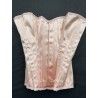 corset "overbust" C110 en satin pêche Axfords - 5