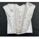 corset "overbust" C110 en satin blanc Axfords - 3
