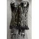 corset "overbust" C125 en PVC noir avec dentelle noire et 6 jarretelles ajustables larges Axfords - 3