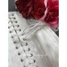 corset "underbust" C239 in pink satin Axfords - 4