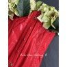 corset "overbust" C120 en PVC rouge et 6 jarretelles ajustables larges Axfords - 2