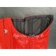 corset "overbust" C120 en PVC rouge et 6 jarretelles ajustables larges Axfords - 5