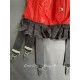 corset "overbust" C120 en PVC rouge et 6 jarretelles ajustables larges Axfords - 6