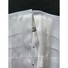 corset "underbust" C210 en satin blanc et rubans blancs Axfords - 5