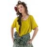 T-shirt Boyfriend Cut in High Visibility Magnolia Pearl - 15