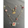 necklace Heart Magnolia Pearl - 1