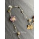necklace Heart Magnolia Pearl - 4