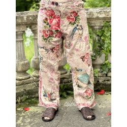 pantalon Floral MP Love Co. Miners in Lemy Magnolia Pearl - 1