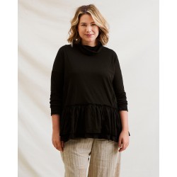 tunique 44864 Vera jersey Noir