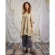 tunique 44835 voile de coton Jaune à fleurs Ewa i Walla - 2