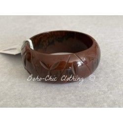 Wide bangle Fakelite in Mouse Splendette - 1