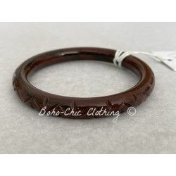 Narrow bangle Fakelite in Mouse Splendette - 1