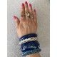 Bracelet moyen Fakelite Bleu Splendette - 2