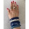 Bracelet moyen Fakelite Bleu Splendette - 2