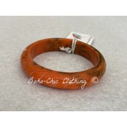 Bracelet moyen Fakelite Orange Splendette - 1