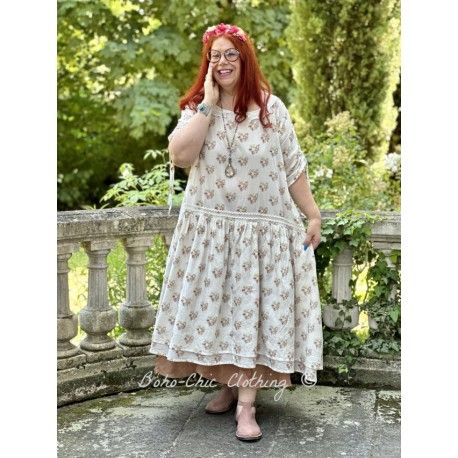 robe 55861 SOFIA voile de coton Imprimé fleurs Ewa i Walla - 1