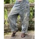 jean's Applique 7 Denim in Washed Indigo Magnolia Pearl - 2