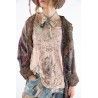 nœud papillon Louis in Madras Blue Magnolia Pearl - 9