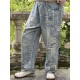 jean's Applique 7 Denim in Washed Indigo Magnolia Pearl - 9