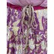 skirt Nepali Peasant in Wildberry Magnolia Pearl - 22