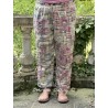 pantalon Charmie in Madras Pink Magnolia Pearl - 9