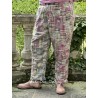 pantalon Charmie in Madras Pink Magnolia Pearl - 10