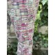 pantalon Charmie in Madras Pink Magnolia Pearl - 24