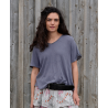 T-shirt 44942 GENNA jersey Gris Ewa i Walla - 14