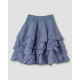 skirt / petticoat 22209 TINE Light blue hard voile Ewa i Walla - 32