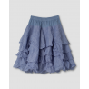 skirt / petticoat 22209 TINE Light blue hard voile Ewa i Walla - 31