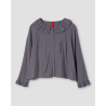 blouse 44928 GUNELL Dim grey linen Ewa i Walla - 22