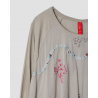 pullover 44939 INGA Embroidered cotton voile and jersey Ewa i Walla - 16