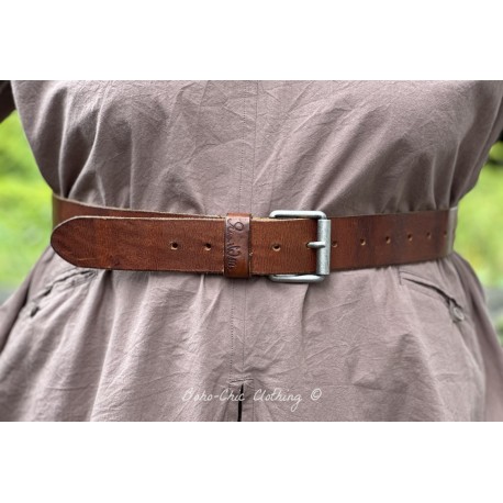 belt ANNY 99163 Brown leather Ewa i Walla - 1