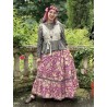 skirt Nepali Peasant in Wildberry Magnolia Pearl - 5